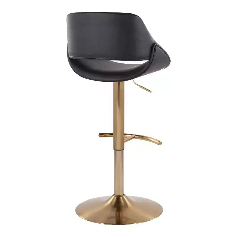 LumiSource Set of 2 Fabrico Adjustable Barstools PU