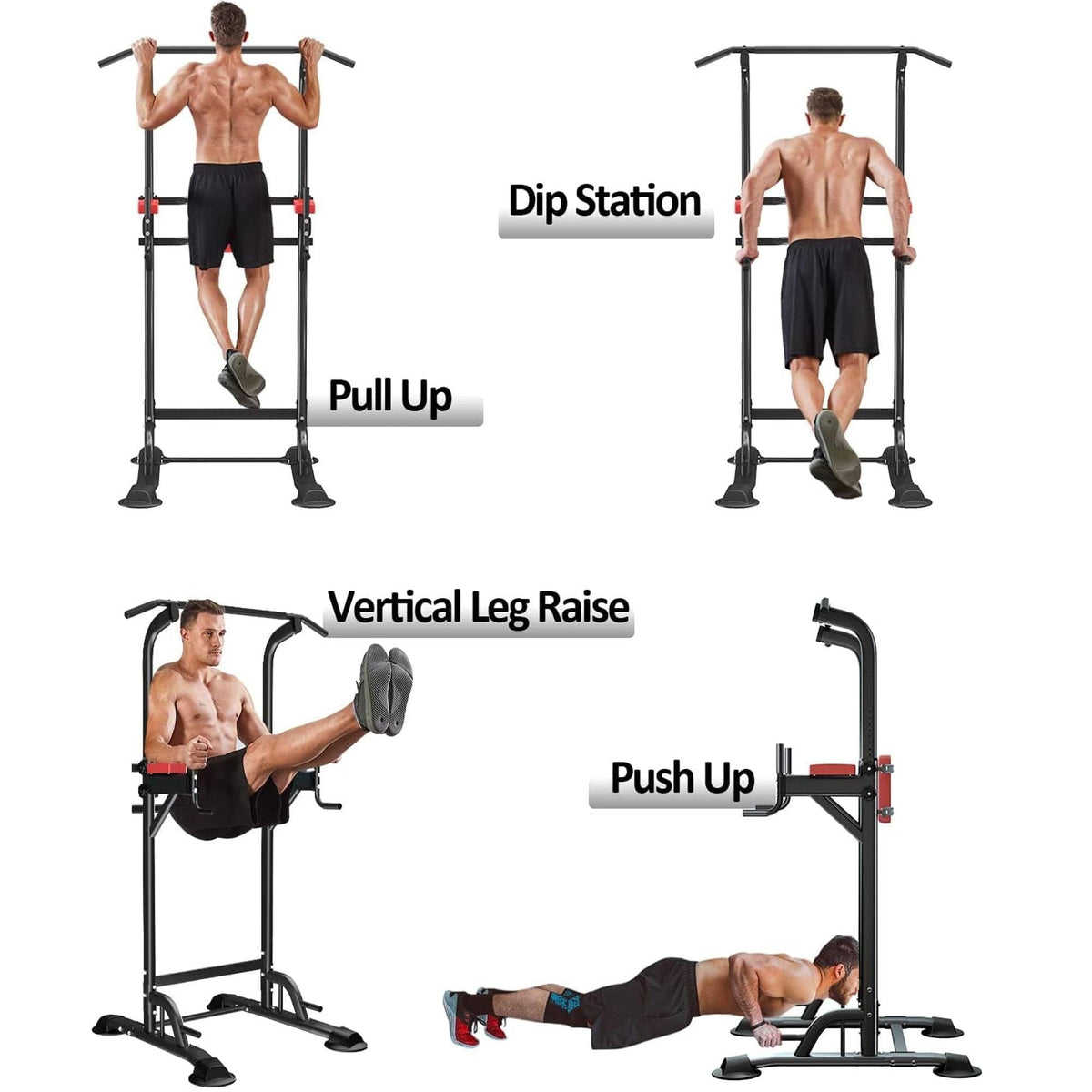Ainfox Power Tower Multi-Function Home Strength Training Tower